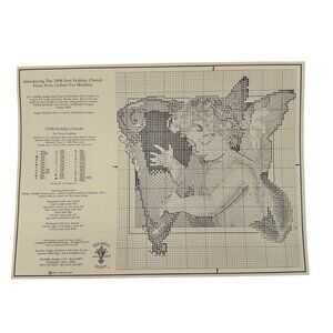 1998 Holiday Cherub Cross Stitch Pattern By Nora Corbett For Mirabilia Designs